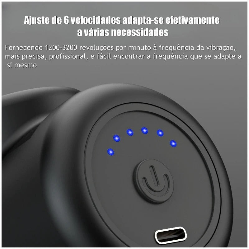 VibePro - Massageador Elétrico Profissional de Alta Frequência